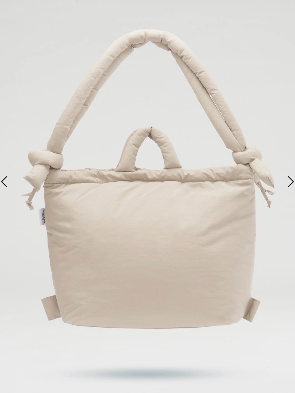 Olend Ona Soft Convertable Bag in Sand Color